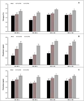 Demonstration of the synergistic effect of biochar and Trichoderma harzianum on the development of Ralstonia solanacearum in eggplant